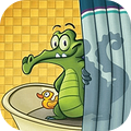 小鳄鱼爱洗澡图标
